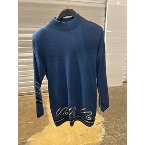 BLUE 90S SWEATER